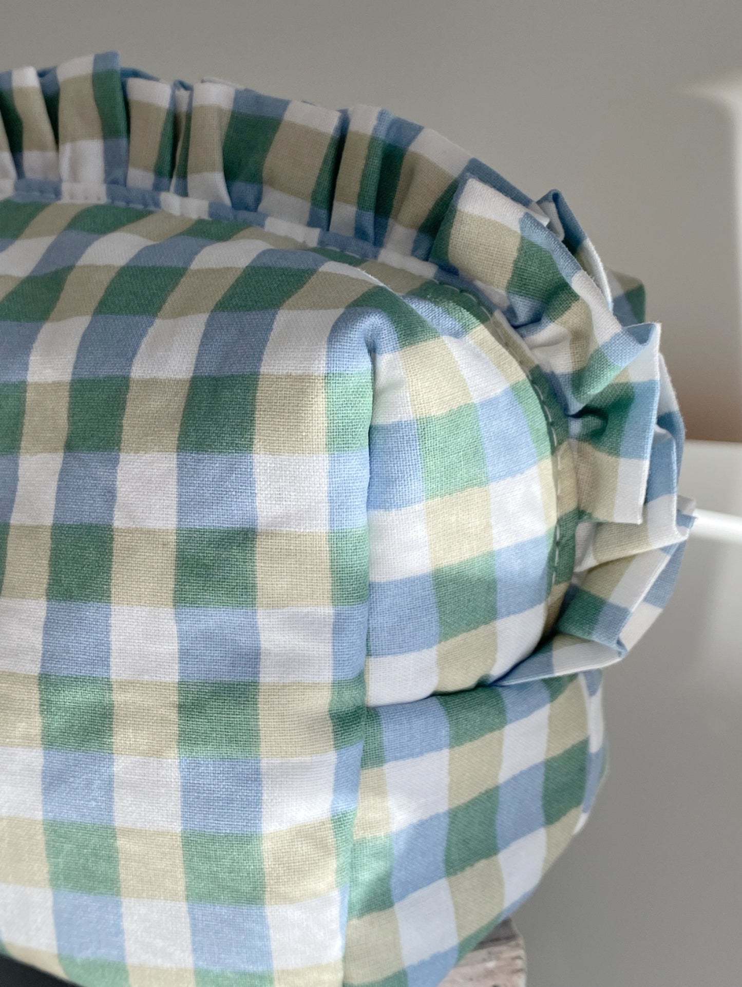 Trousse de toilette à volants