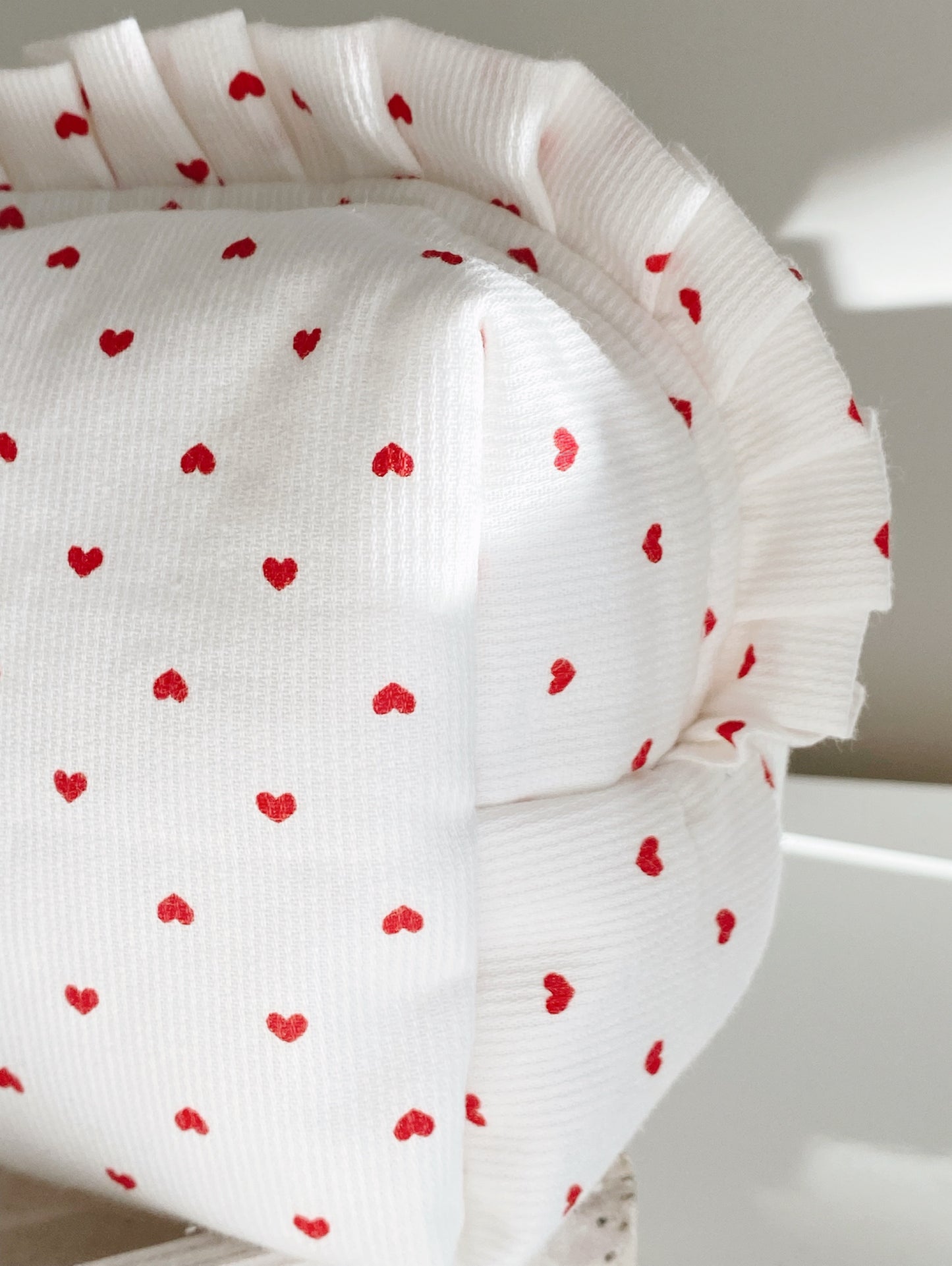 Trousse de toilette à volants