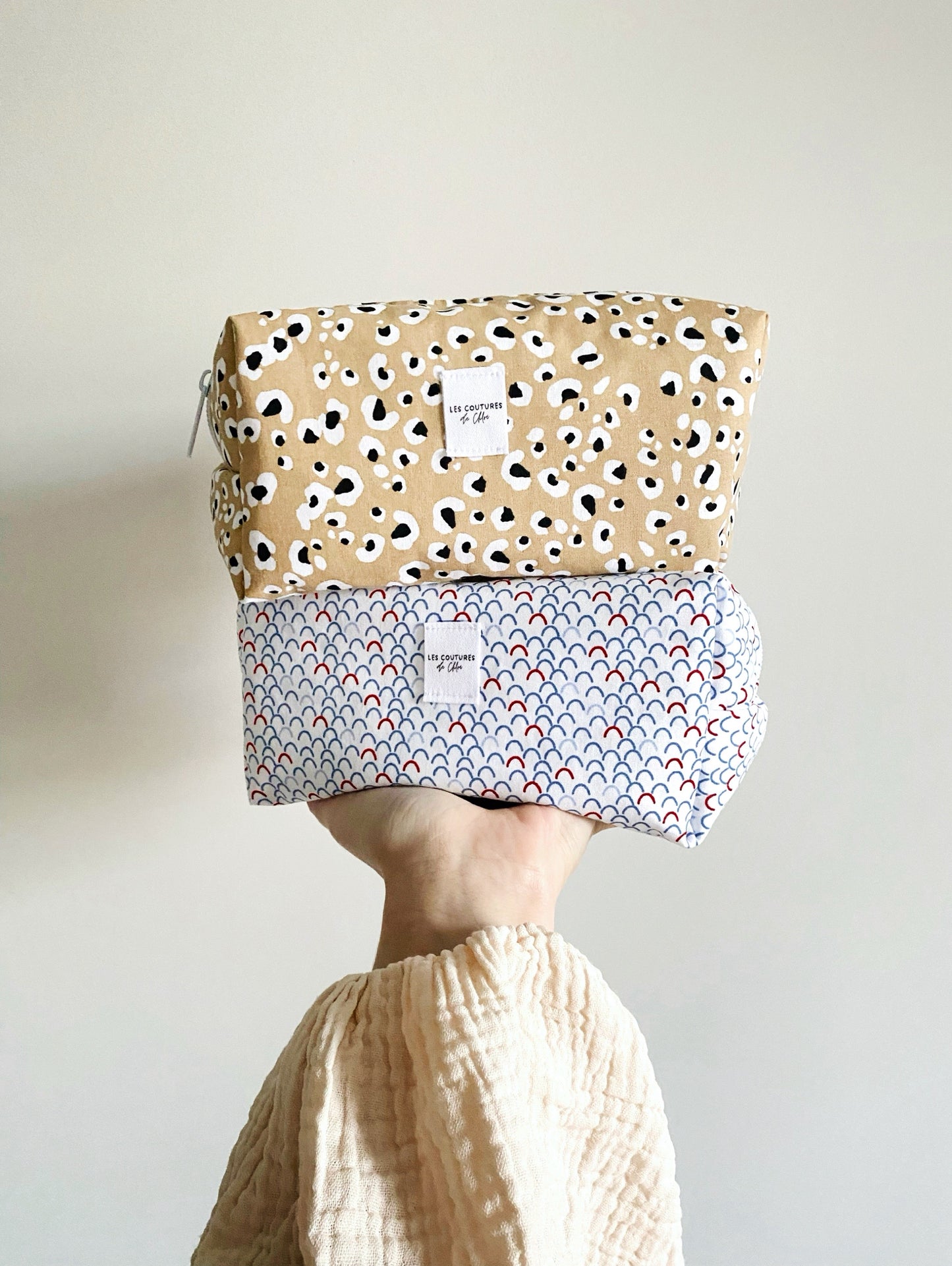 Trousse de toilette matelassée JAUNE