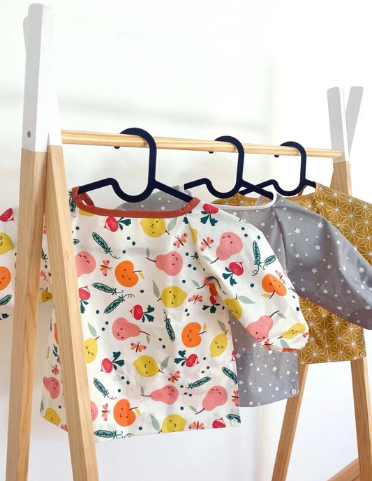 Bavoir / tablier à manches longues TAILLE 3-5 ANS