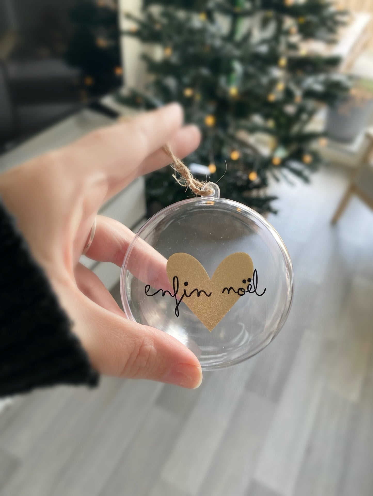 Boule de Noël Enfin Noël