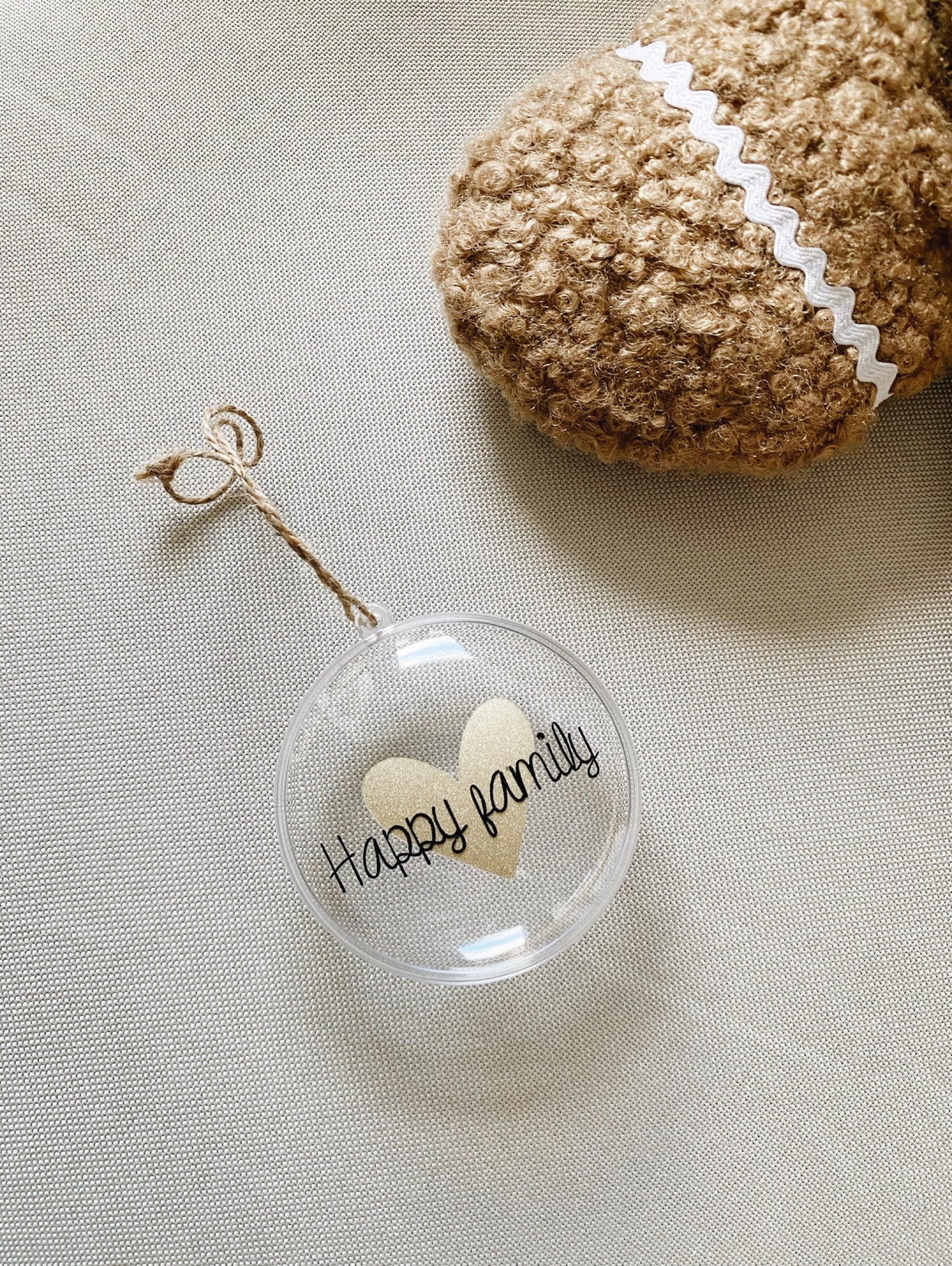 Boule de Noël Happy family