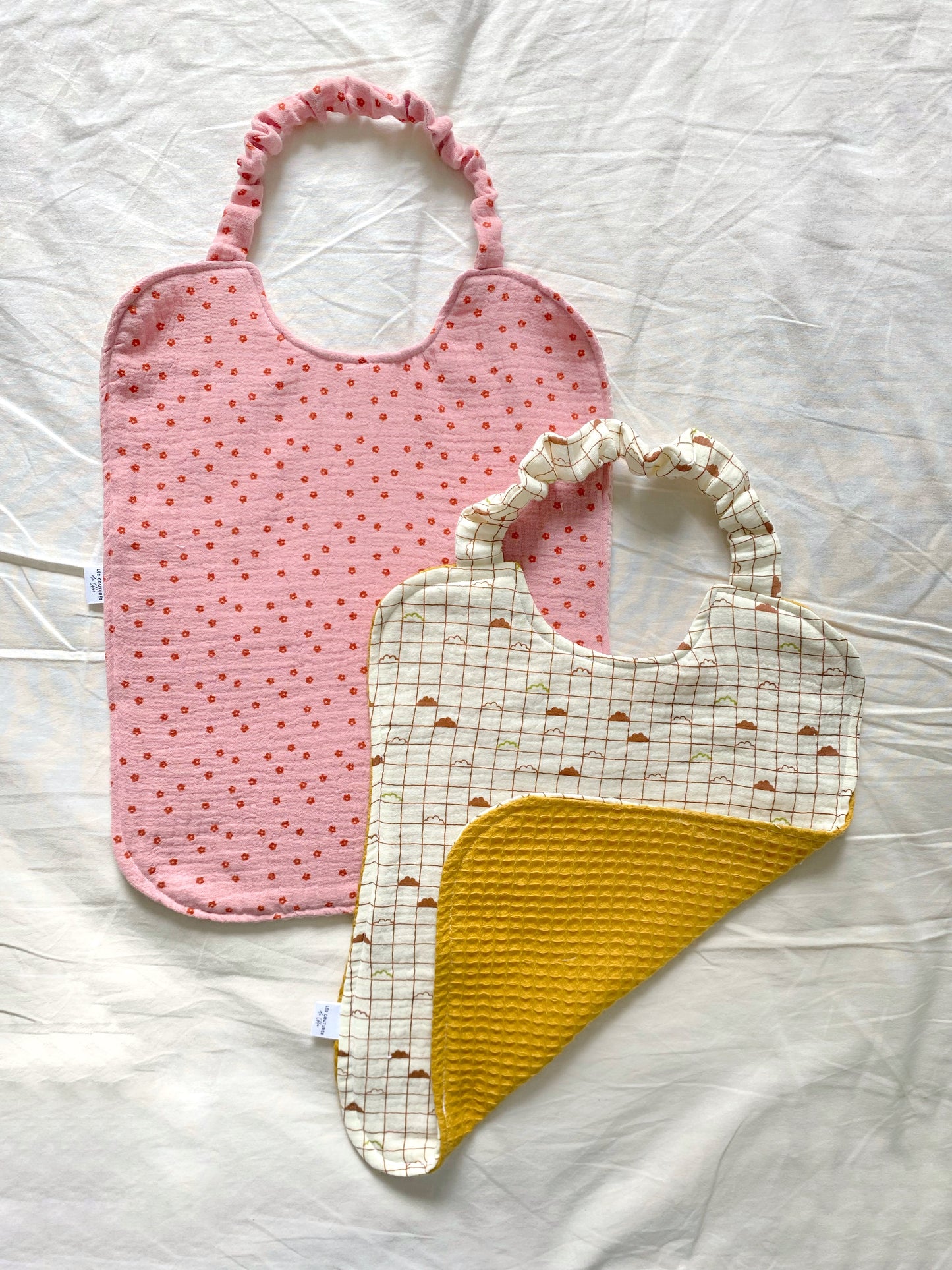 Serviette élastique de cantine NUAGES