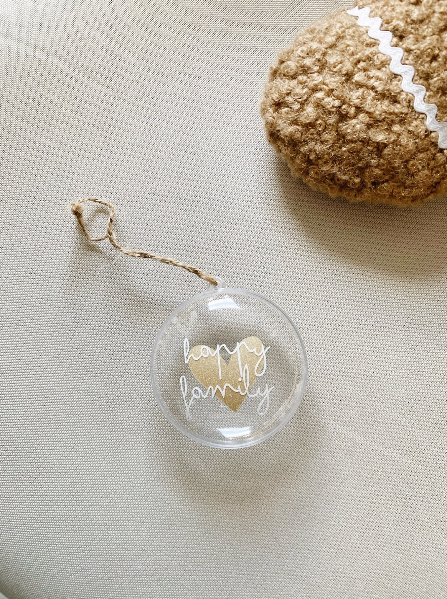 Boule de Noël Happy family