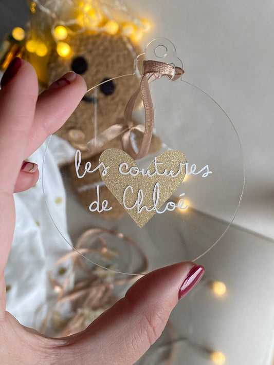 BOULE DE NOËL À PERSONNALISER