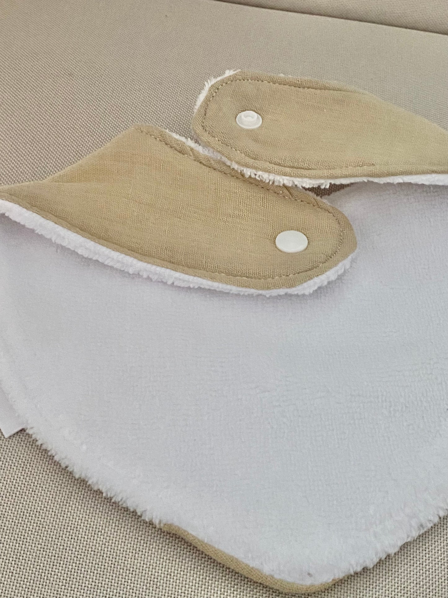 BAVOIR BANDANA "MON PREMIER NOËL" BEIGE