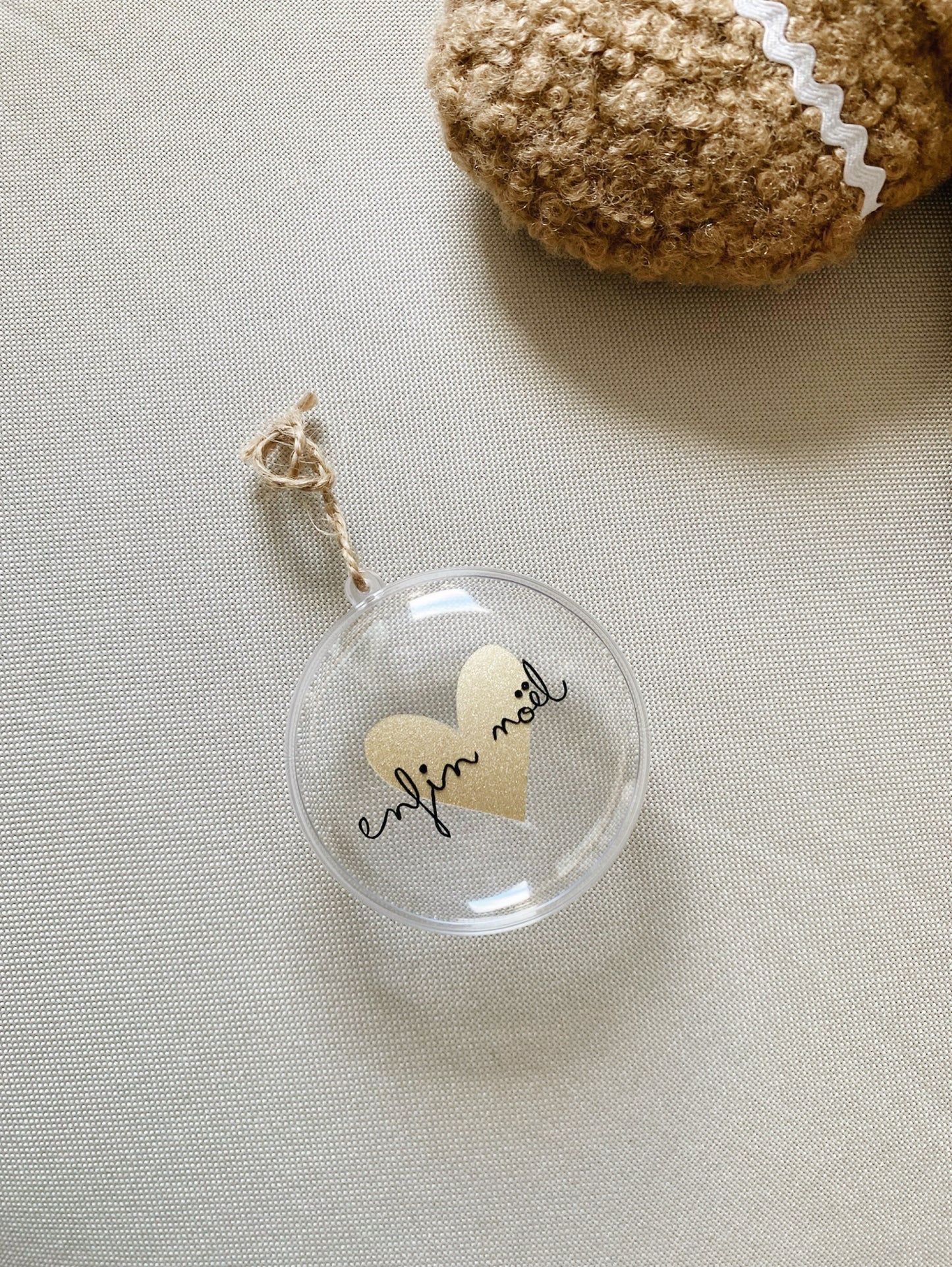 Boule de Noël Enfin Noël