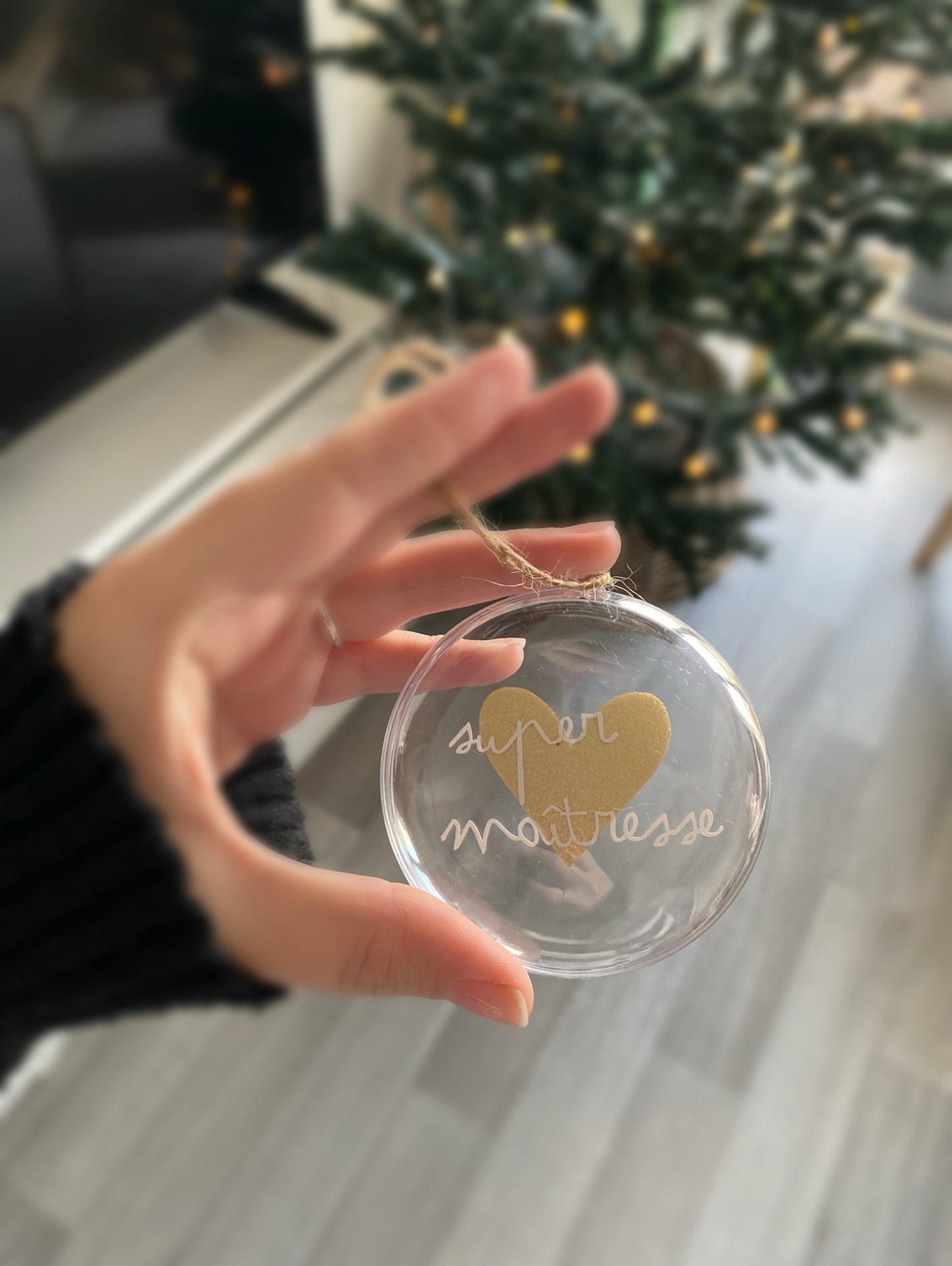 Boule de Noël Super maîtresse