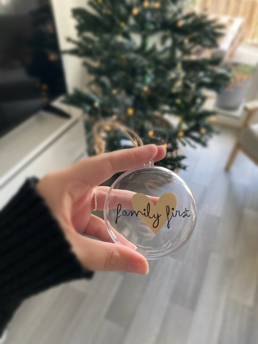 Boule de Noël Family first