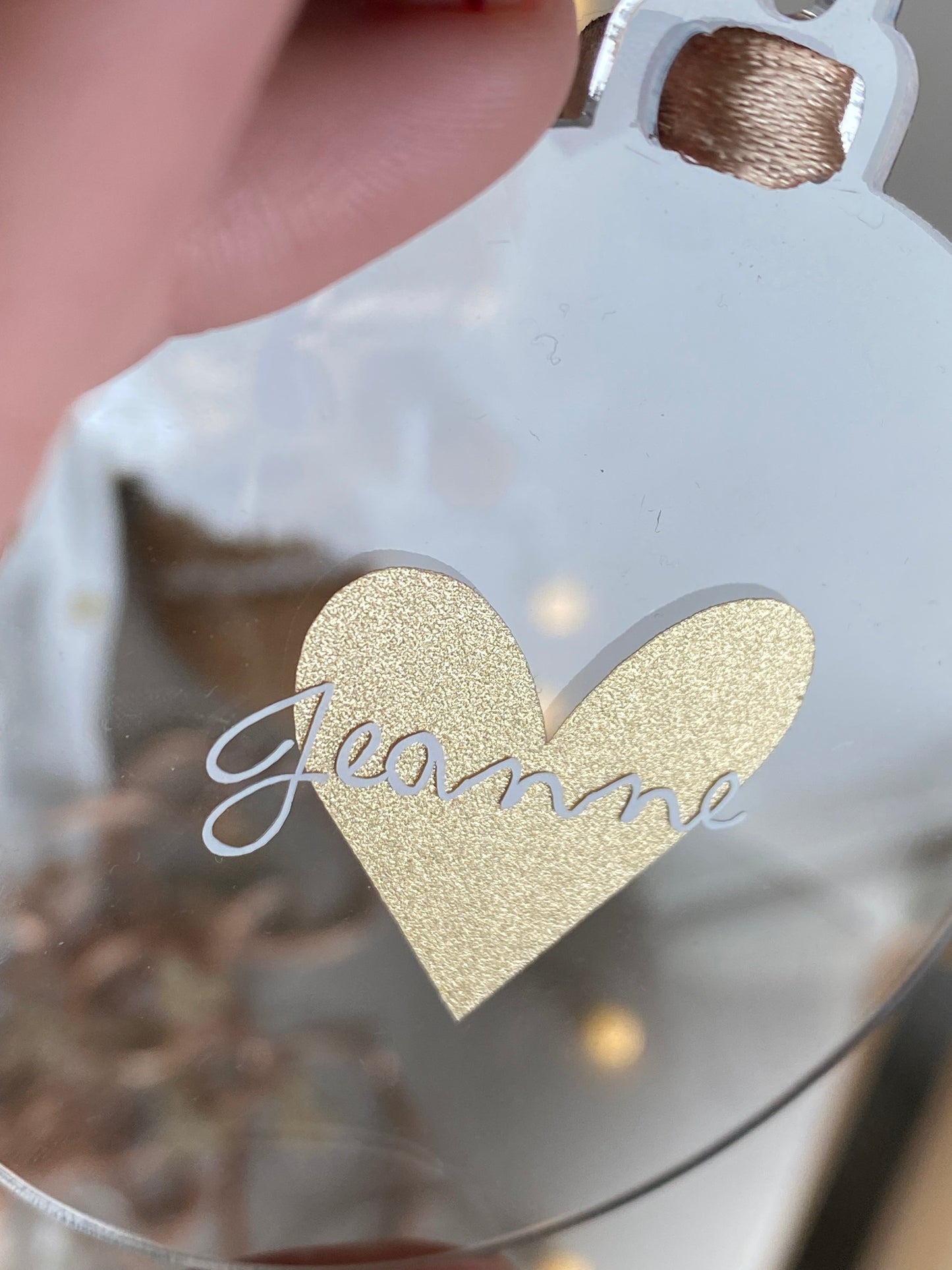 BOULE DE NOËL À PERSONNALISER