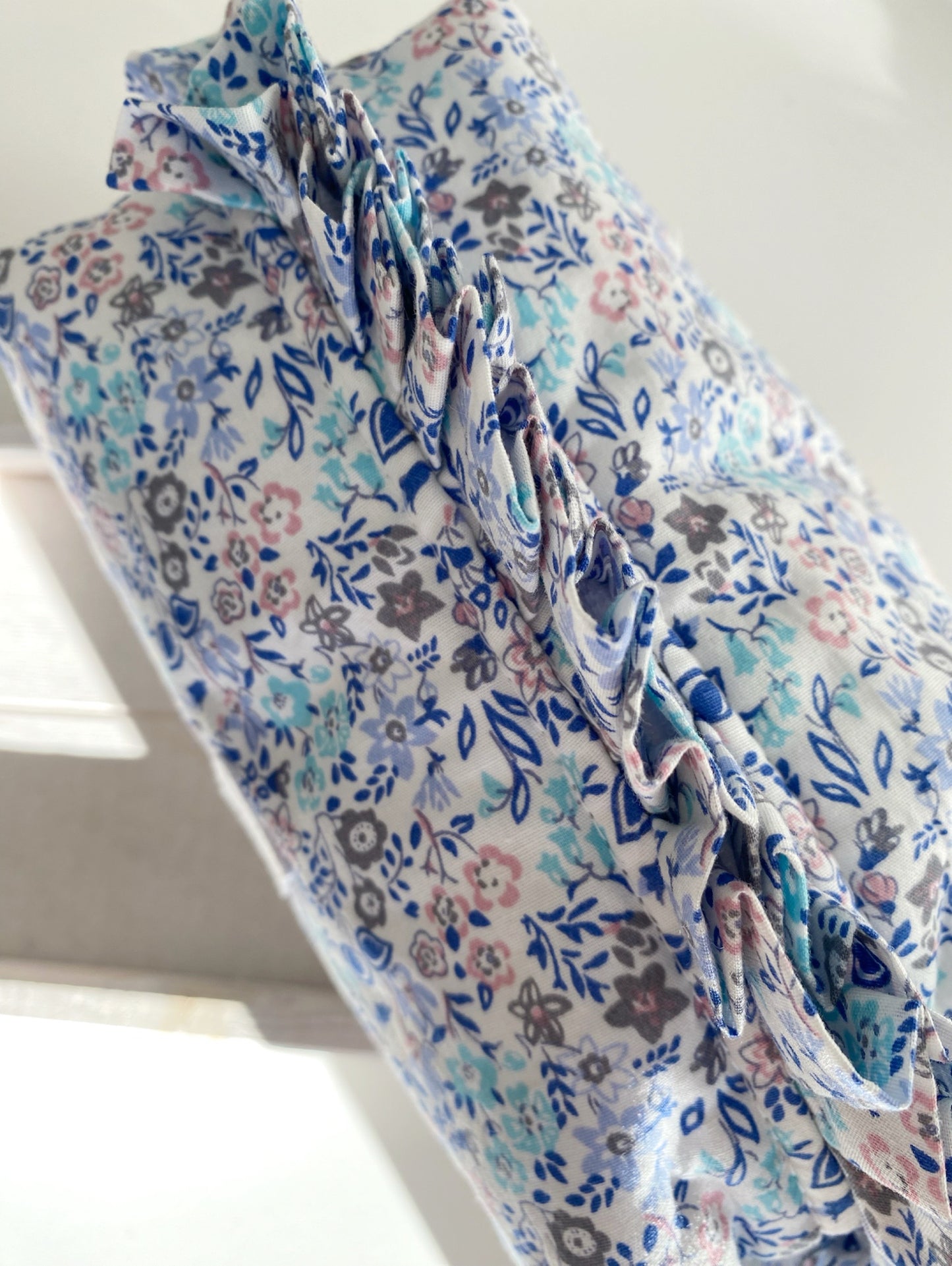 Trousse de toilette à volants