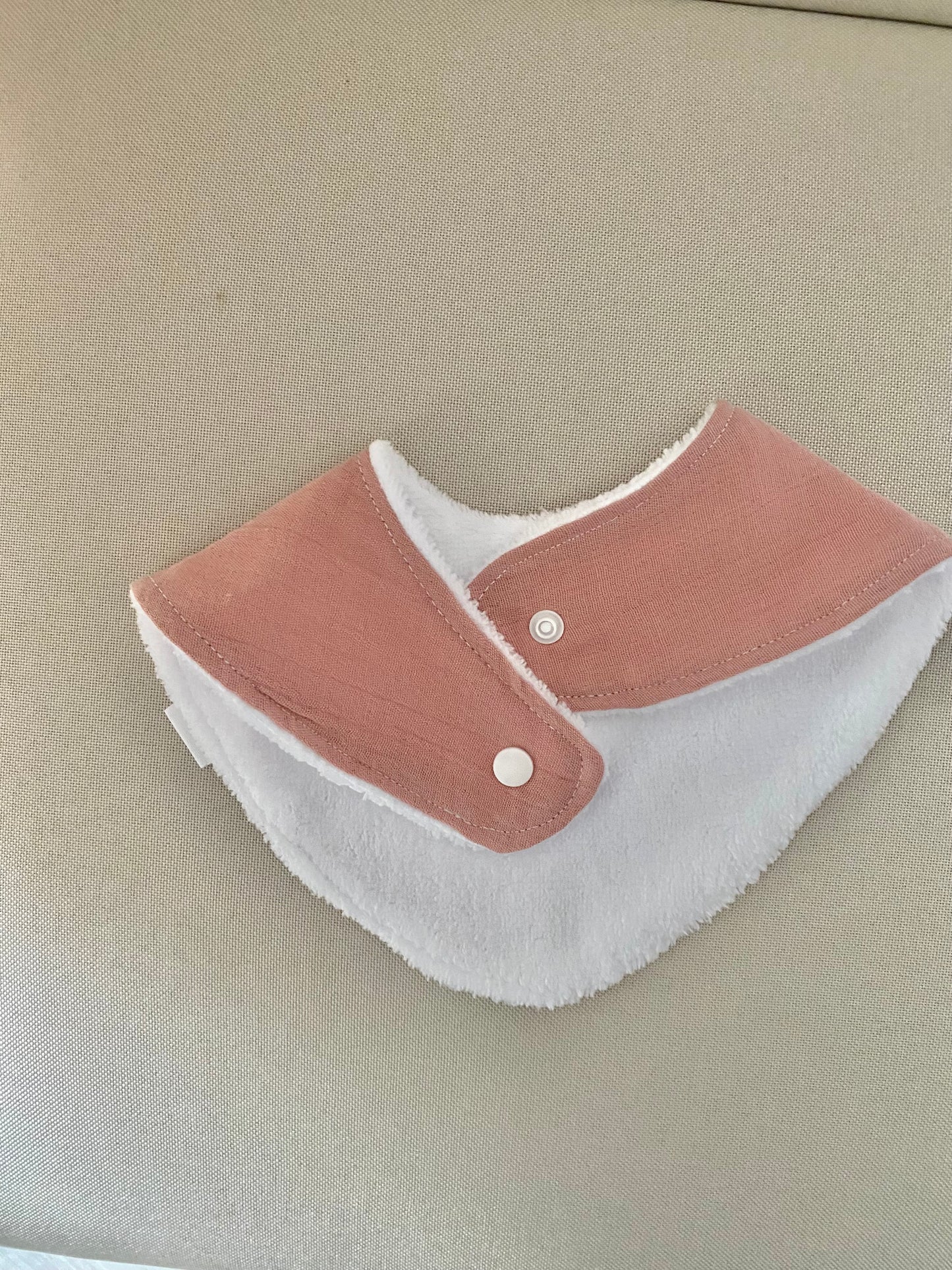 BAVOIR BANDANA "MON PREMIER NOËL" ROSE