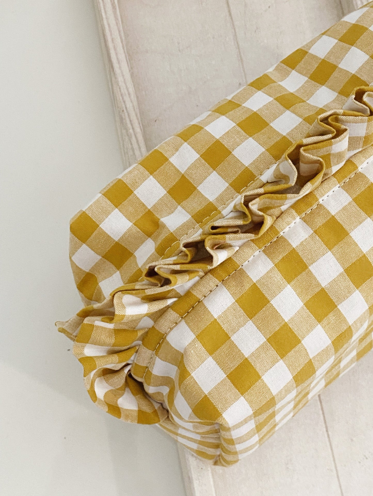 Trousse de toilette à volants